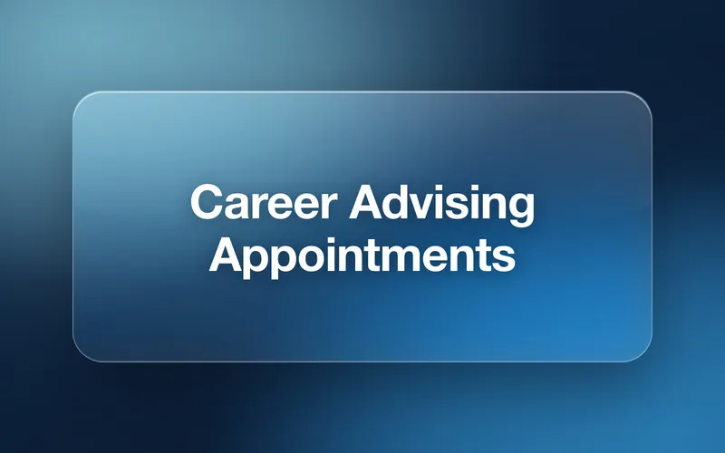 Career Advising Appointments