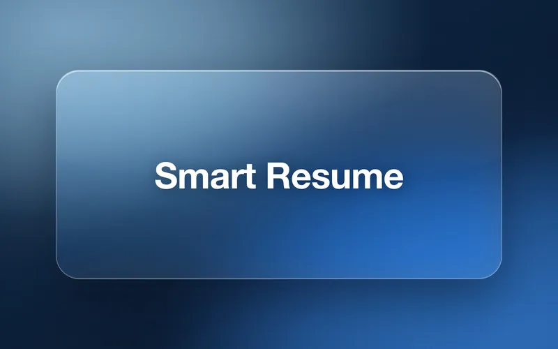 Smart Resume